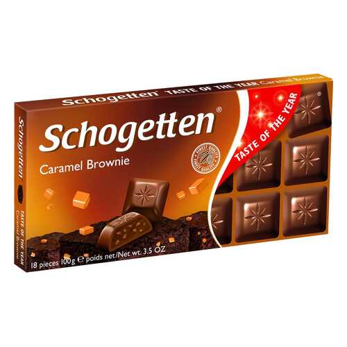 Шоколад Schogetten caramel brownie chocolate 100 г в Магнолия