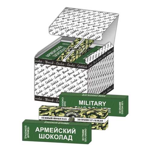 Шоколад темный Глобус-про армия батончик 30 г 21 шт в Магнолия