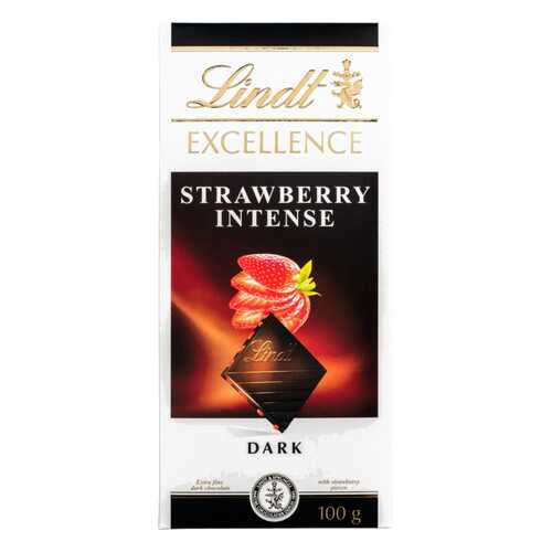 Шоколад темный Lindt excellence клубника 100 г в Магнолия