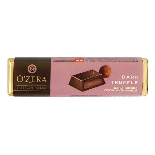 Шоколад темный O'Zera dark truffle с трюфельной начинкой 47 г в Магнолия