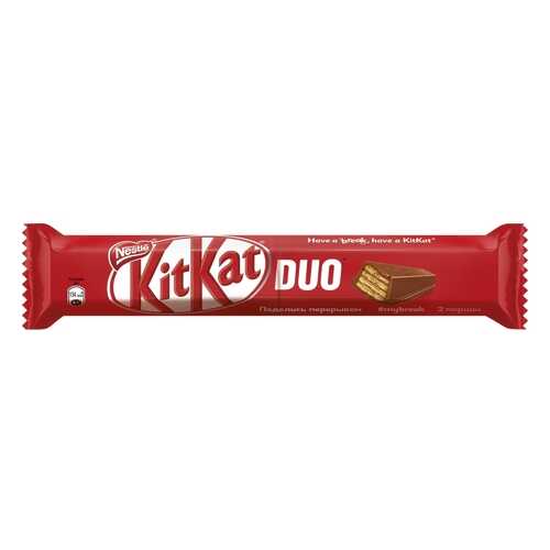 Шоколадный батончик Kit-Kat duo молочный с хрустящей вафлей 58 г в Магнолия