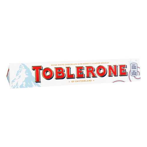 TOBLERONE шоколад белый медово-миндальная нуга 100г в Магнолия