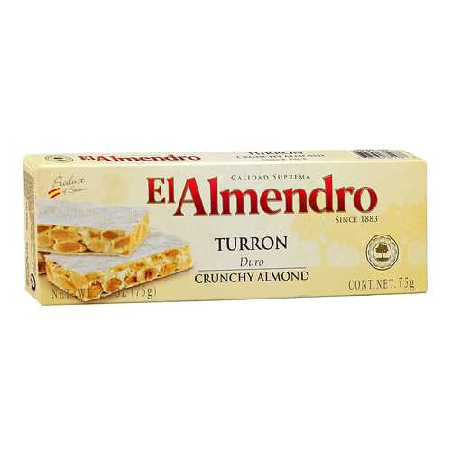 Туррон El Almendro миндальный хрустящий 75 г в Магнолия