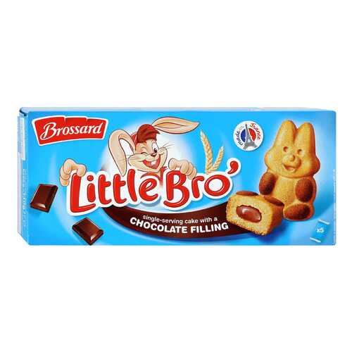 Пирожное Little Bro с шоколадной начинкой 5шт*28г в Магнолия