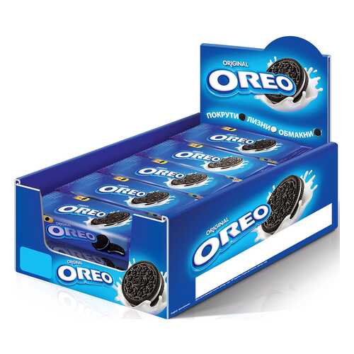 OREO печенье с какао и начинкой с ванильным вкусом 38г по 12 шт в Магнолия