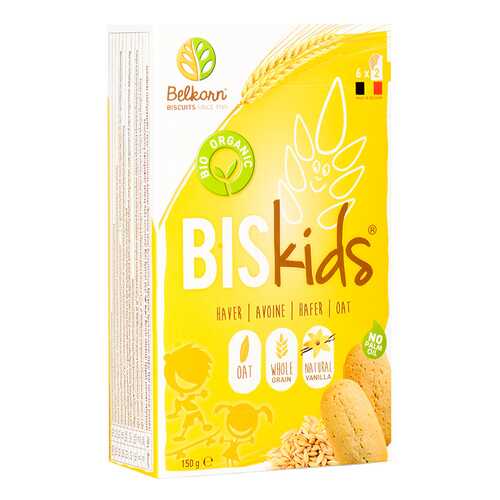Печенье детское BelKorn Bis Kids овсяное 150 г в Магнолия