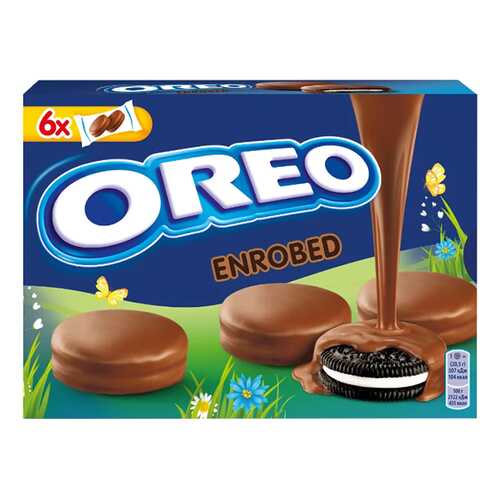 Печенье Oreo с ванильным вкусом в молочном шоколаде 246 г в Магнолия