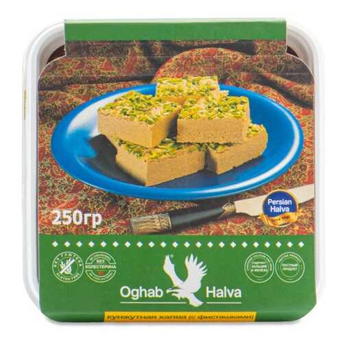 Халва Oghab Кунжутная с фисташками 250 г Иран в Магнолия