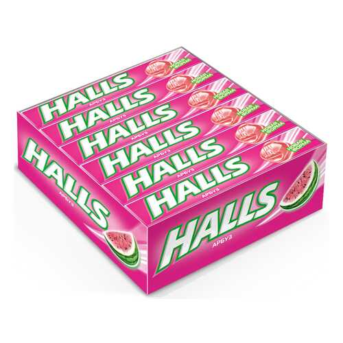 Карамель Halls арбуз 12 шт в Магнолия