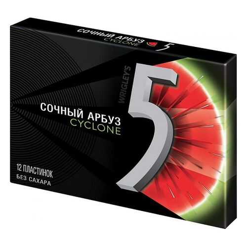 Жевательная резинка Five сyclone сочный арбуз 31.2 г в Магнолия