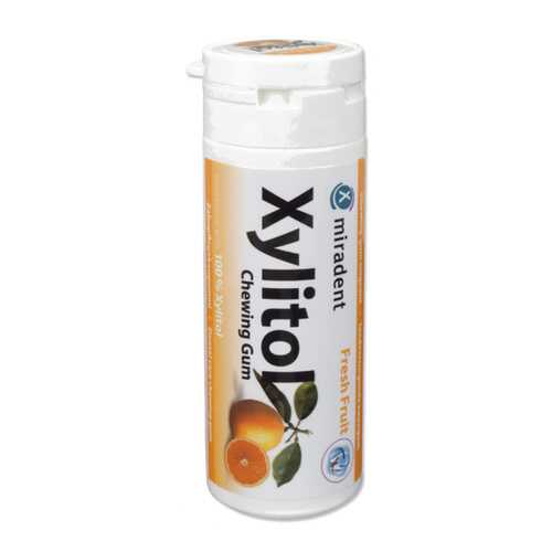 Жевательная резинка Miradent xylitol chewing gum свежие фрукты в Магнолия