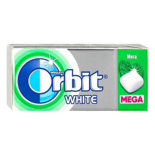 Жевательная резинка Orbit white mega spearmint 16 г 12 штук в Магнолия