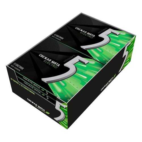 Жевательная резинка Wrigley's 5 electro 31.2 г 10 штук в Магнолия