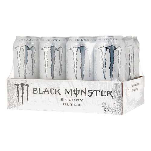 Энергетический напиток Black Monster Energy Ultra 12 шт 449 мл в Магнолия