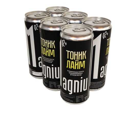 Функциональный напиток MagniuM Тоник-Лайм 6 банок по 0,33л. в Магнолия