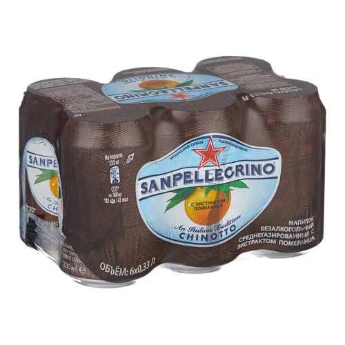 Напиток Sanpellegrino Chinotto безалкогольный 6*0,2 л ж/б в Магнолия