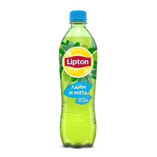 Чай зеленый Lipton лайм и мята 0.5 л в Магнолия