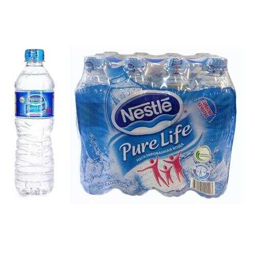 Вода Nestle pure life питьевая 0.5 л 12 штук в упаковке в Магнолия