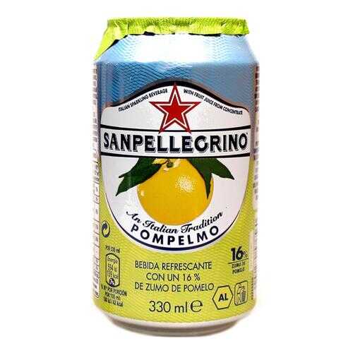 Напиток сокосодержащий San Pellegrino со вкусом грейпфрута, 0,33 л а/б по 6шт в Магнолия