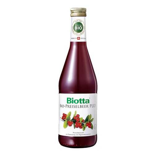 Нектар брусничный, стекло, BIO Biotta, 0.5 л, Швейцария в Магнолия