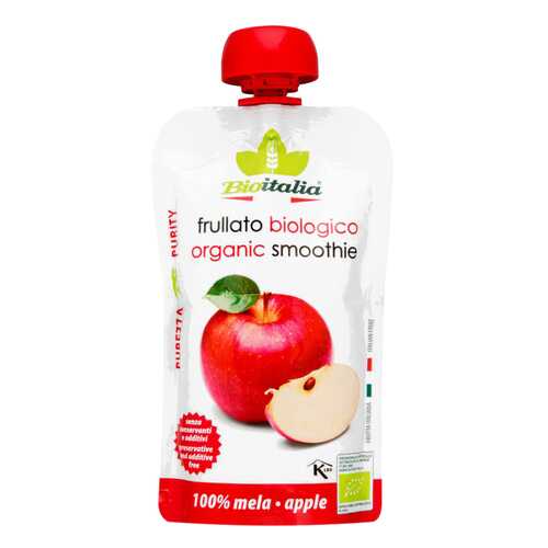 Пюре Bioitalia из яблока смузи 120 г в Магнолия