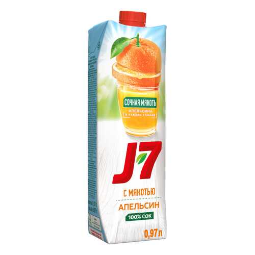 Сок апельсин J7 с мякотью 0.97 л в Магнолия