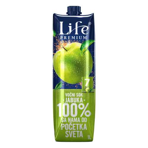 Сок Life premium яблочный 1 л в Магнолия