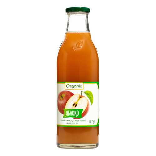 Сок Organic Яблоко прямого отжима 750 мл (стекло) в Магнолия